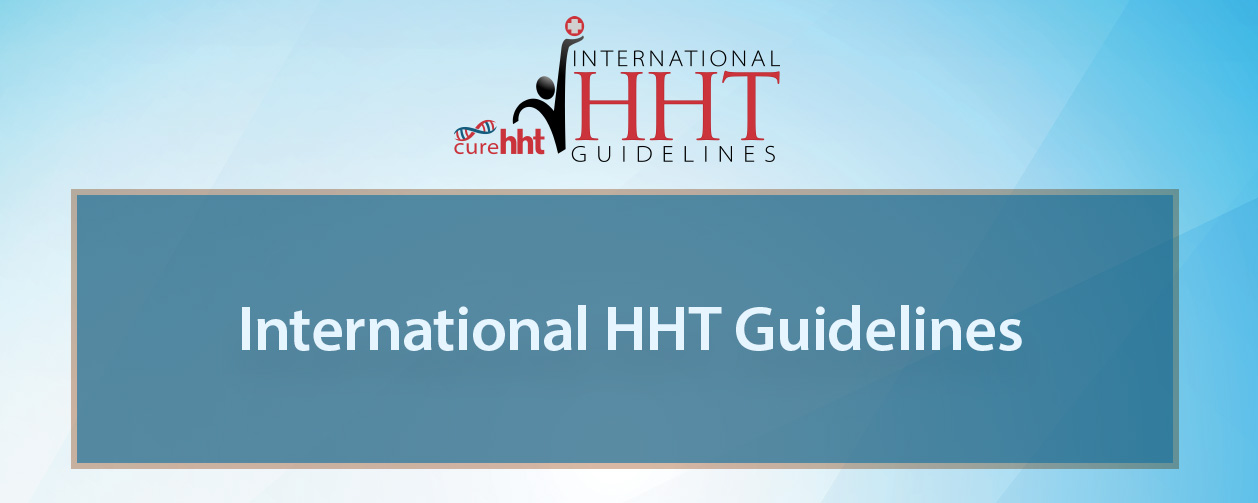 International HHT Guidelines image