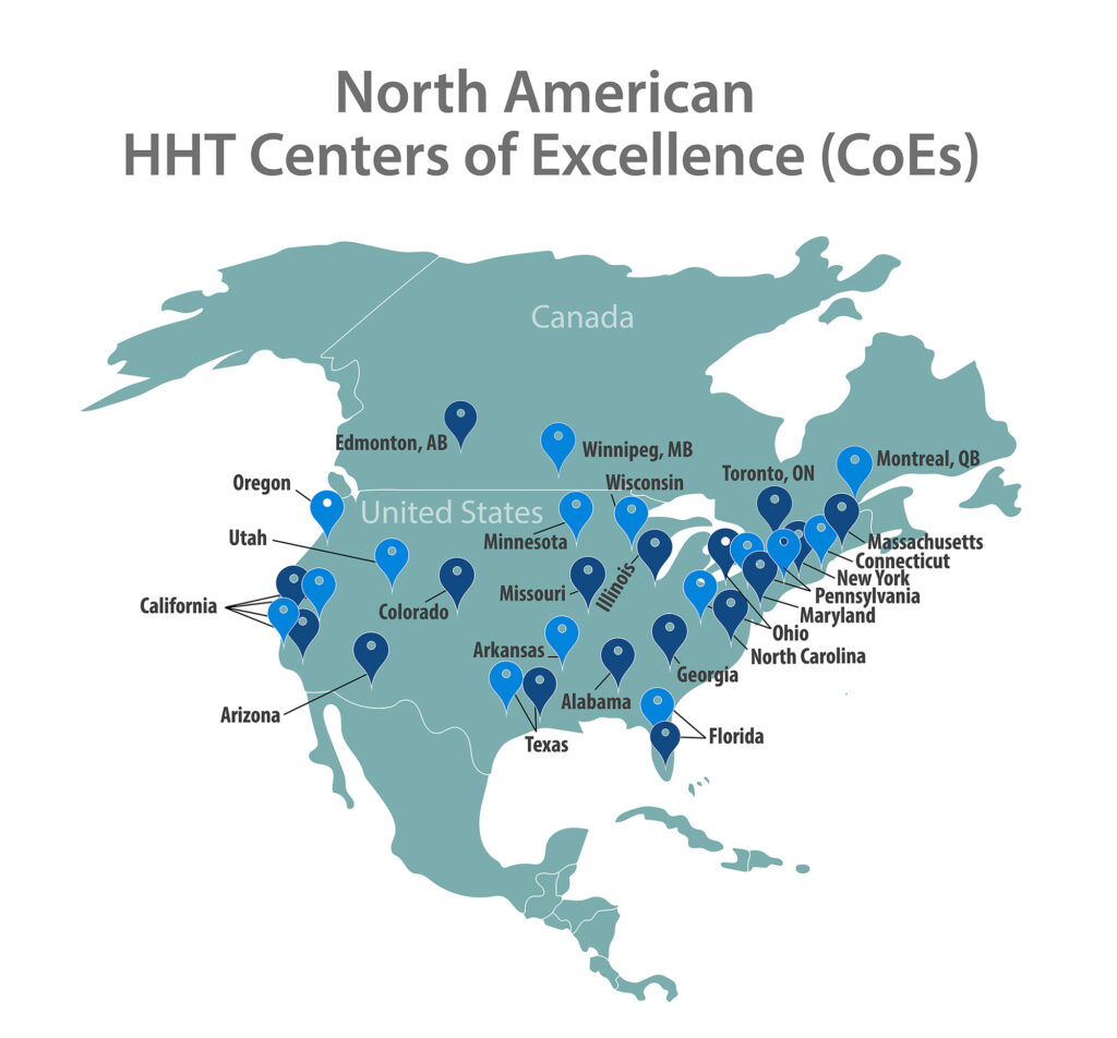 HHT Centers - North America