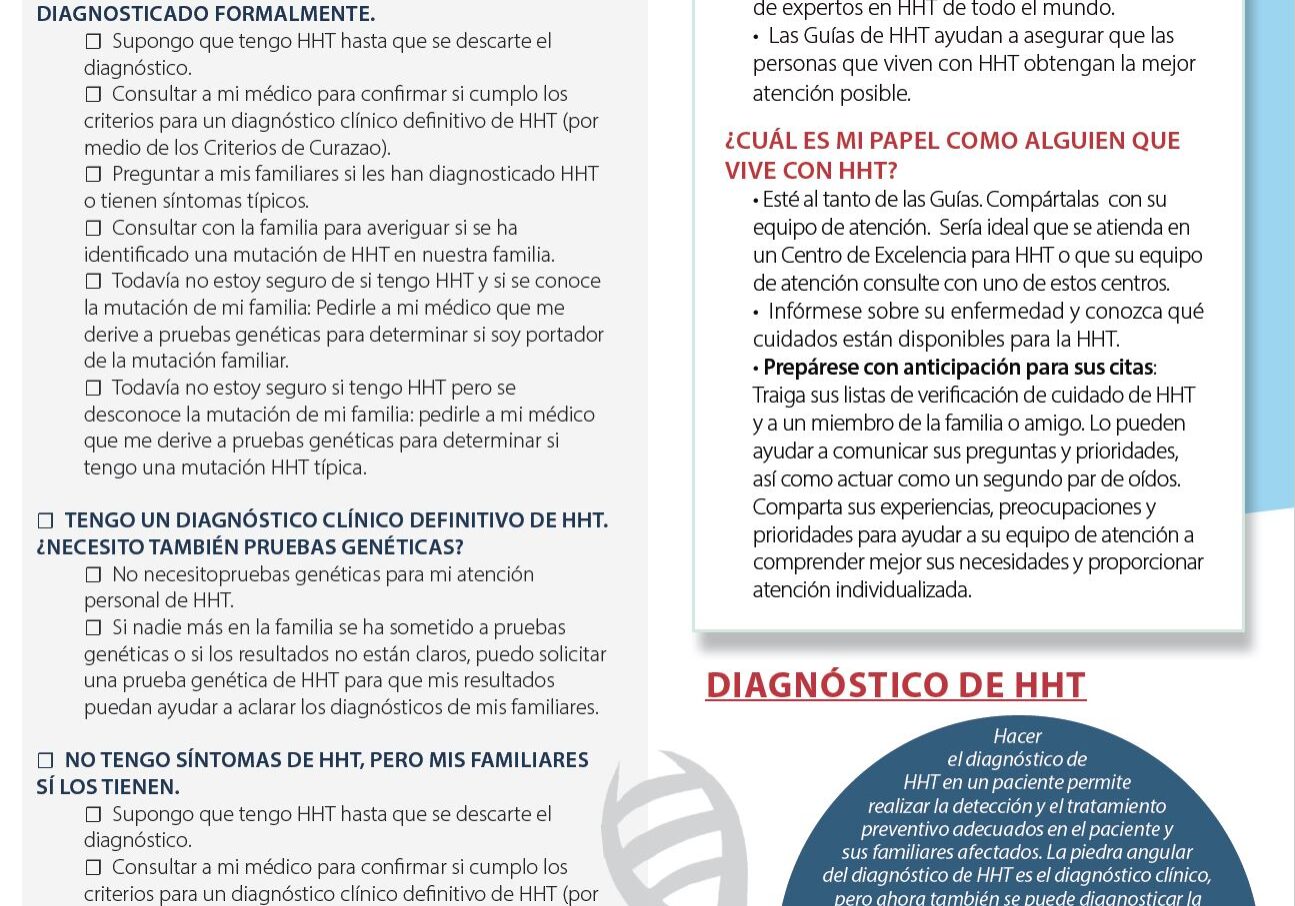 Diagnosis of HHT_checklist image